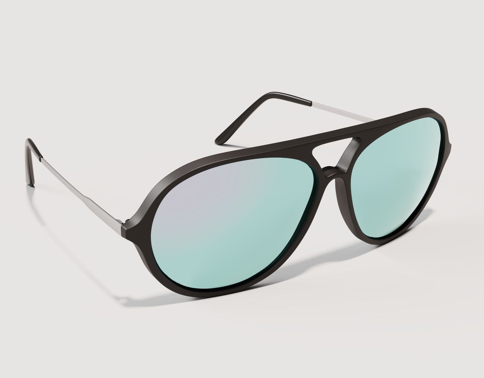 Side view of Aviator 165mm XXL wide fit aviators with chrome lenses – modern mirrored finish and oversized build.