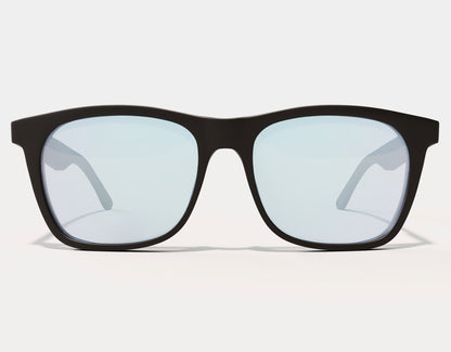 Front view of Classic 165mm XXL blue light glasses for large heads – oversized frame with clear blue light filter lenses.