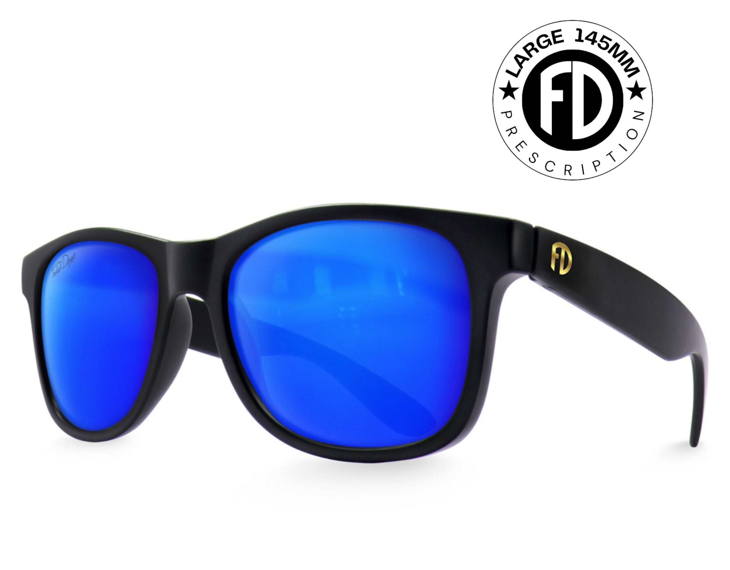 Prescription Classic 145mm Large Frame - Large Frame Prescription Sunglasses for Women and Men