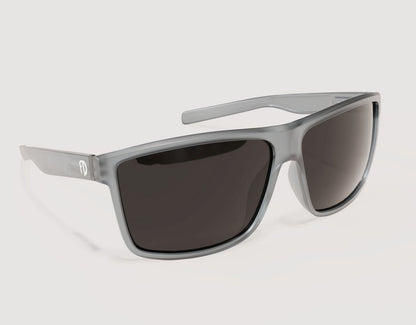 Side view of Sport 155mm XL big head men’s sunglasses in Slate Grey – wide arms and modern profile for everyday wear.