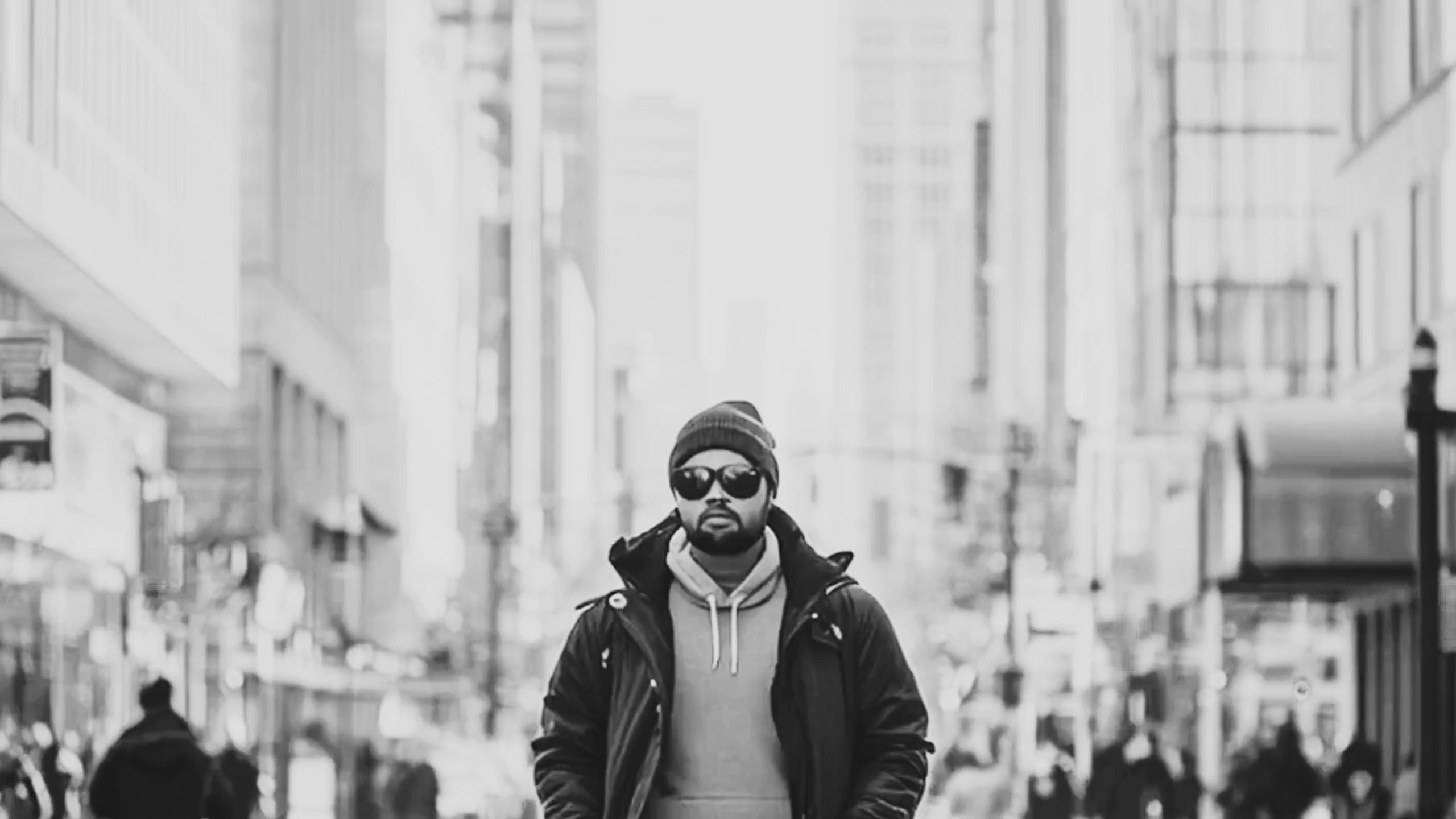 Load video: Model wearing Faded Days Classics for large heads walks towards the camera.